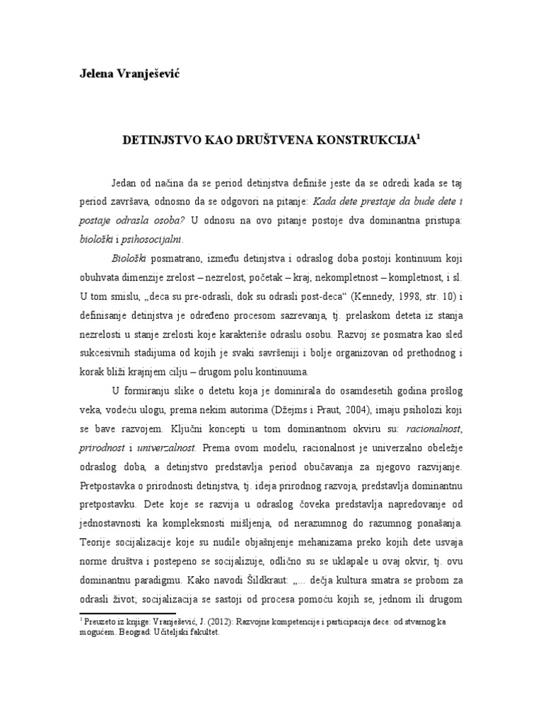 Slika o Detetu | PDF