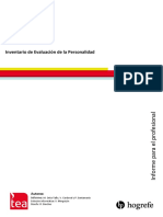 PAI Informe Personalidad