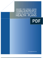 10 Million People: Health Plans