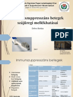 Immunszuppresszáns Betegek Szájüregi Mellékhatásai