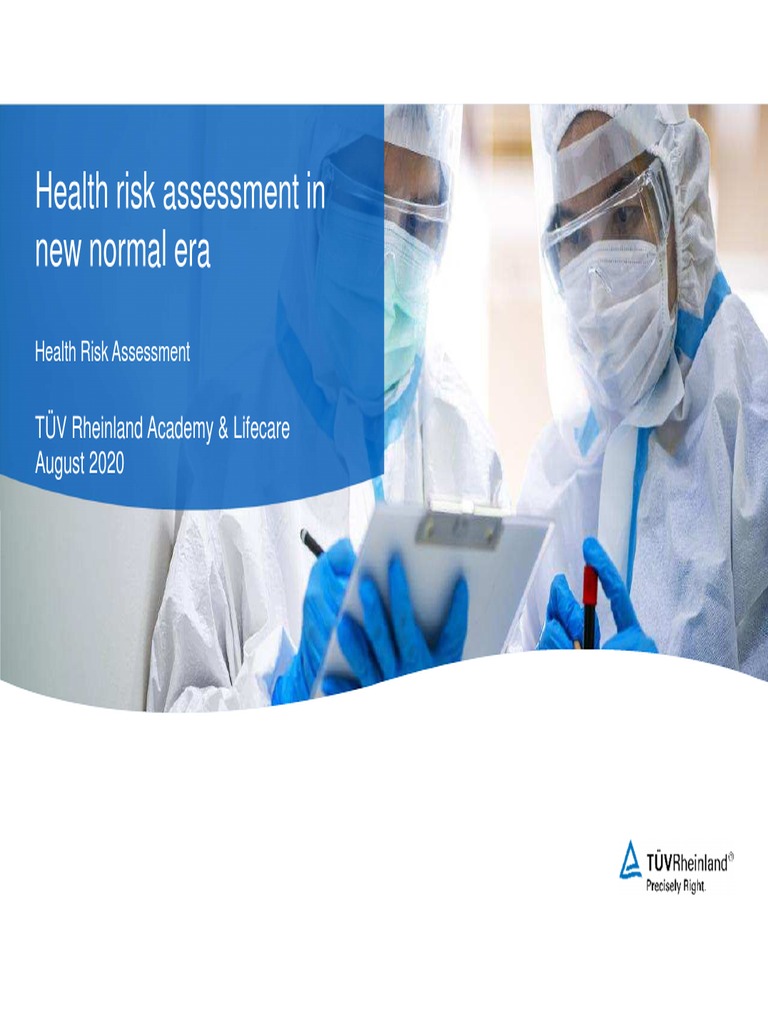Health Risk Assessment in New Normal | PDF | Risk | Personal Protective ...