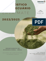 Produção de erva-mate no Brasil e no Paraná 2022/2023