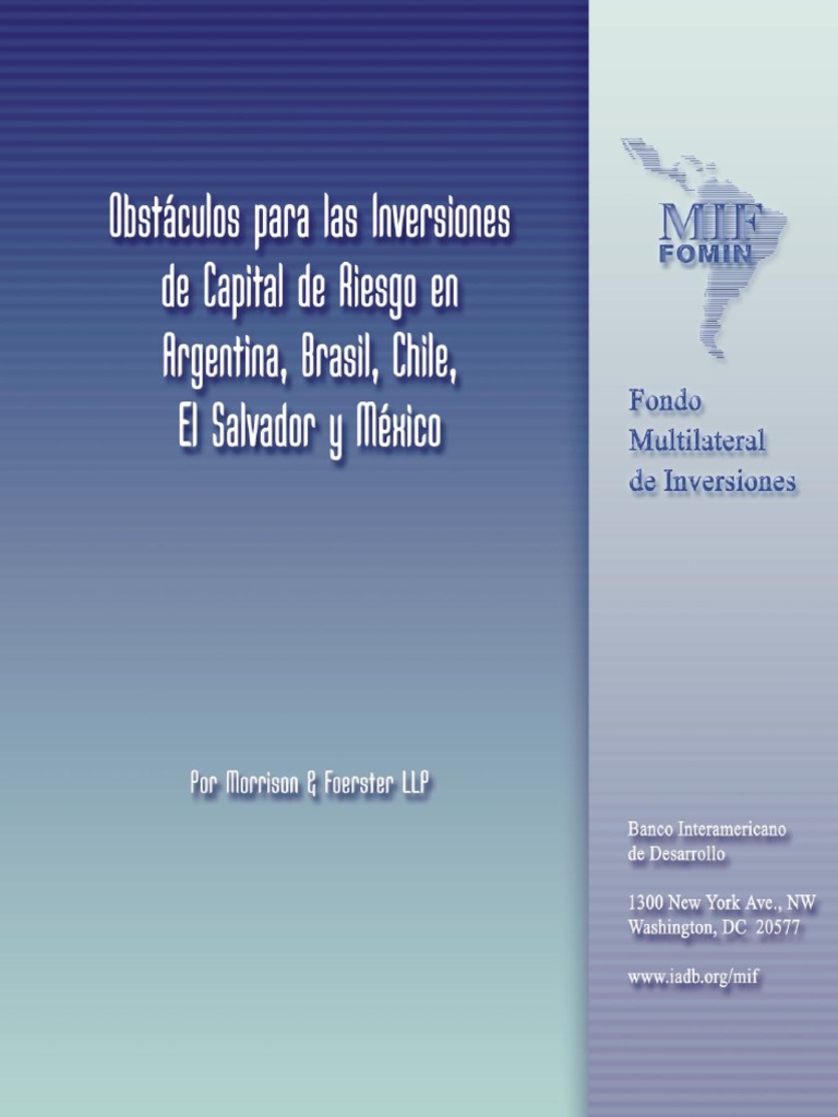 Obstáculos para Invertir en El Salvador | PDF | Capital de riesgo ...
