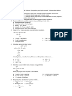 Soal Persiapan UAS