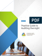 Practice Guide To Auditing Oversight