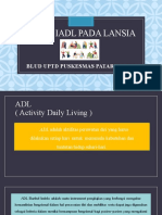 Adl Dan Iadl Pada Lansia