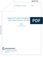 Cao, J., Ho, M., Timilsina, G.R. (2016), Impacts of Carbon Pricing in