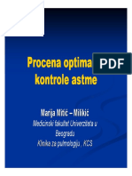 Procena Optimalne Kontrole Astme