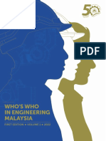 Who-S Who in Engineering, Malaysia 2022 1st Edition