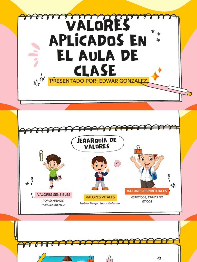 Valores en el Aula de Clases | PDF | Moralidad | Aprendizaje