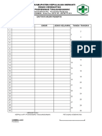 Daftar Hadir Kegiatan