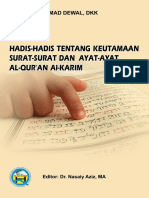 10 Editor Hadits Keutamaan Al Quran