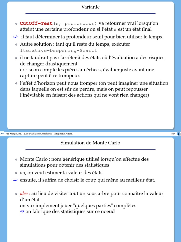 Simulation de Monte Carlo en IA | PDF | Méthode de Monte-Carlo ...