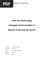 How Has Technology Changed Communication in Mexico The Last 20 Years