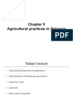 Agricultural practices and key crops in Malaysia