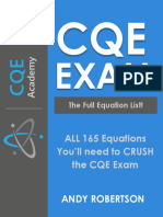 CQE Academy Equation Cheat Sheet - D