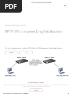 PPTP VPN Between DrayTek Routers - DrayTek