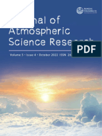 Journal of Atmospheric Science Research - Vol.5, Iss.4 October 2022