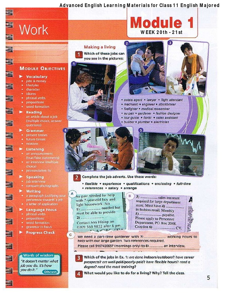 On Screen B2+ MODULE 1 | PDF