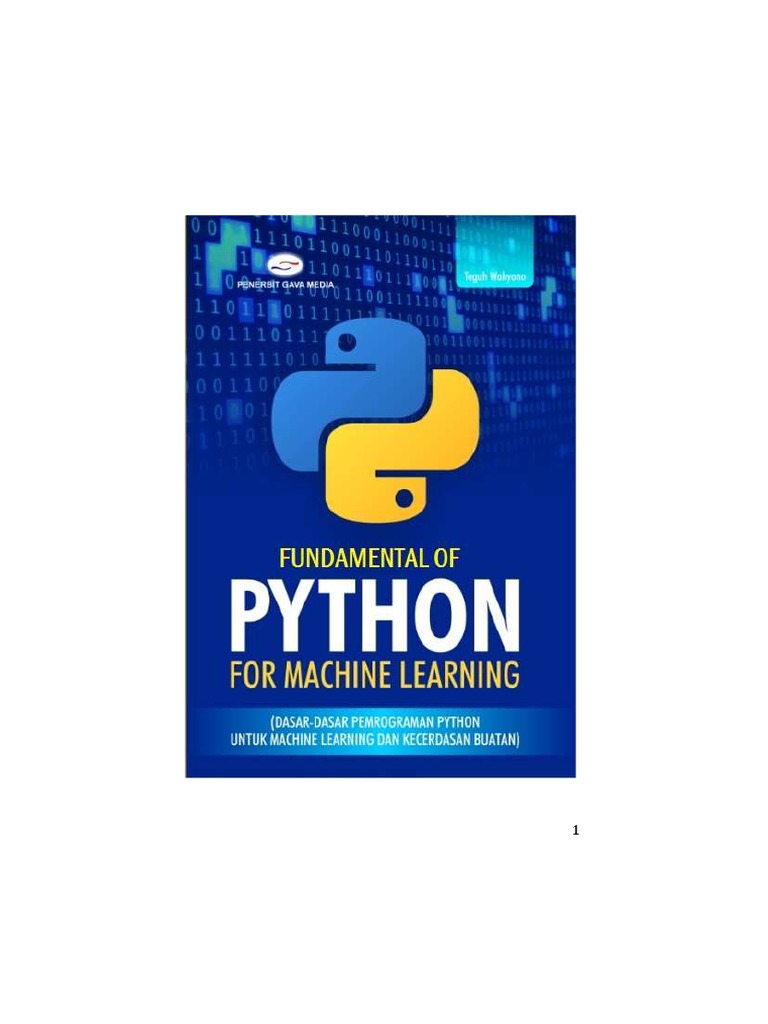 Buku phytonand machine learning pdf