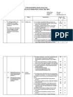 KISI-KISI PENULISAN SOAL PAS KELAS IX SEMESTER GASAL 2022-2023