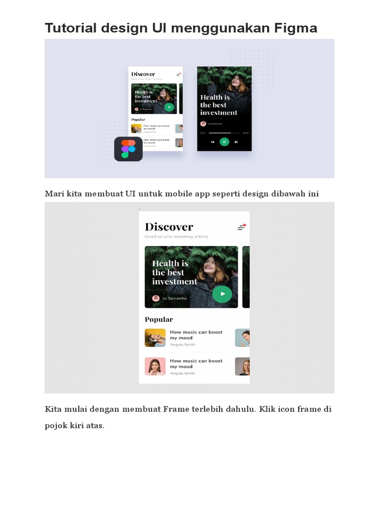 Tutorial design ui menggunakan figma pdf