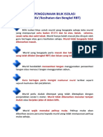 SOP Penggunaan Bilik Isolasi