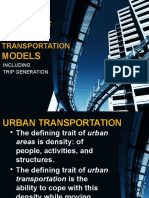 Design of Urban Models: Transportation