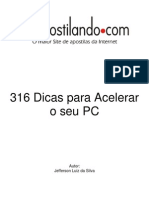 Apostila - 316 Dicas para Acelerar o PC