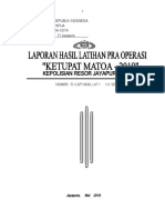 Lap Sil Lat Pra Ops Ketupat Matoa 2019 BLM Oke