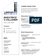 Black White Minimalistic Professional Resume