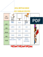 3 Gemilang Jadual Tugasan