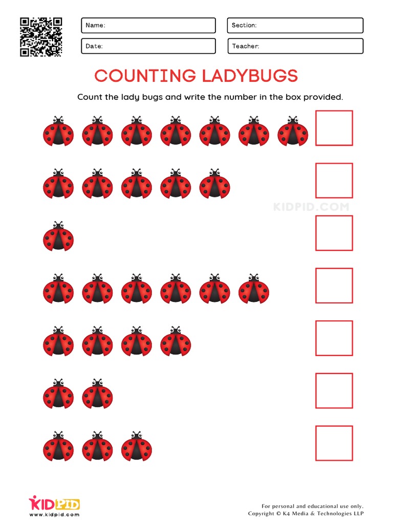 Count Write 1 10 Worksheets For Kids | PDF