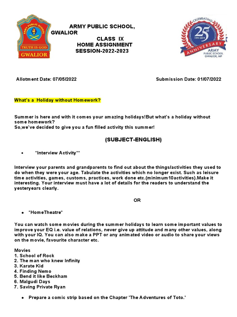 9th-aps-gwalior-holiday-homework-pdf