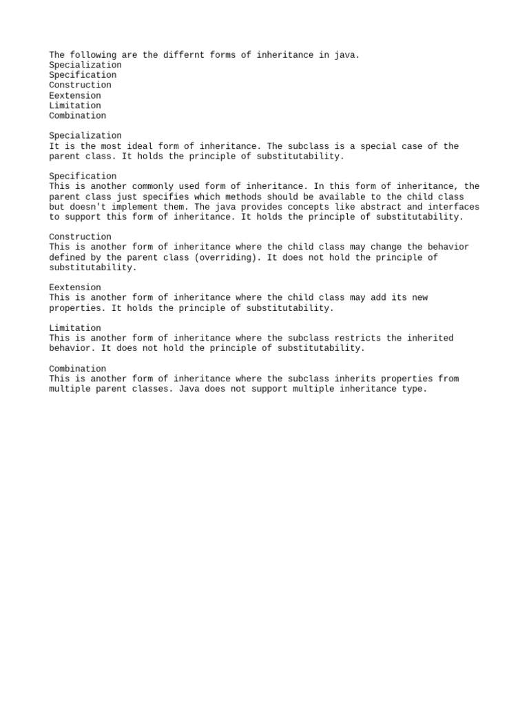 Inheritance Forms | PDF
