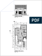 Rumah Type 36 Denah + Tampak