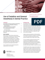 RCDSO Standard of Practice Use of Sedation and General Anesthesia