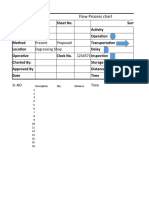 Flow chart for degreasing shop process