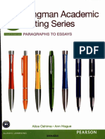 Longman Academic Writing Series 3 Paragraphs To Essays, With Essential Online Resources by Alice Oshima, Ann Hogue