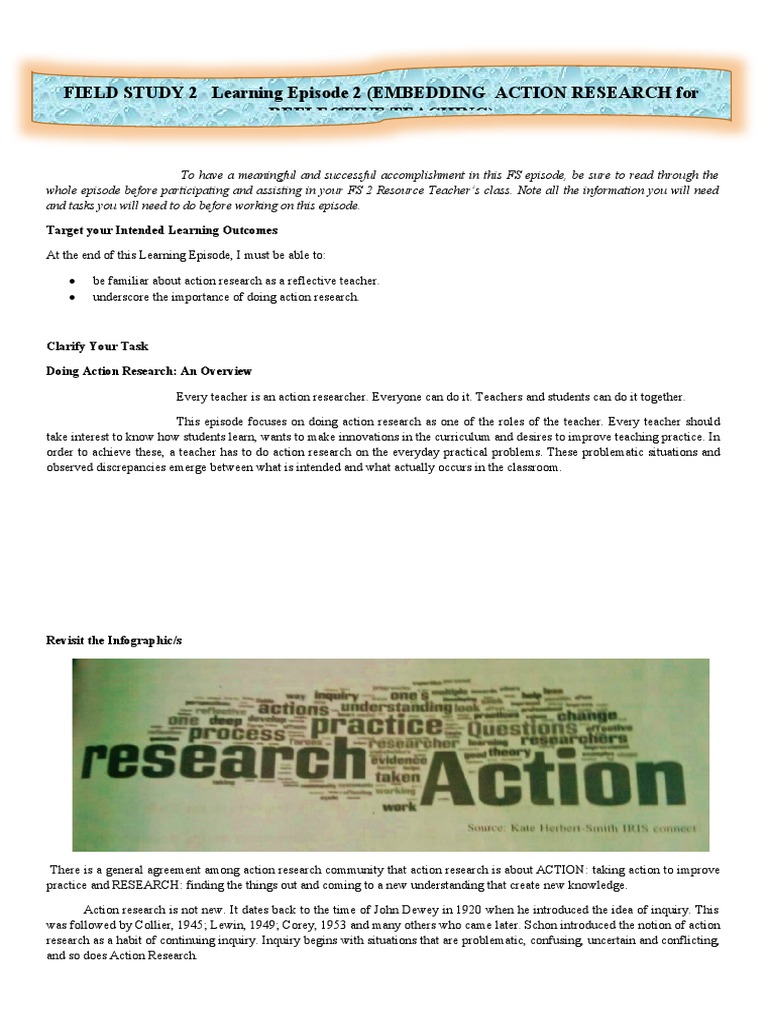 Action Research for Reflective Teaching | PDF | Teachers | Teaching Method