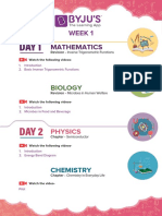 Study Plan 10 Class 12 PCMB