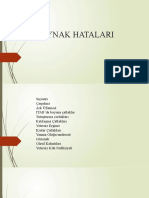 Kaynak Hataları