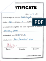 Chemistry Practical Part 1