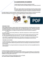 Classifying Elements by Periodic Properties