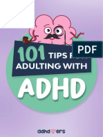 Adulting Tips ADHD Workbook