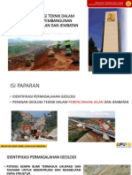 Teknik Geologi Dalam Perencanaan Infrastruktur Jalan dan Jembatan