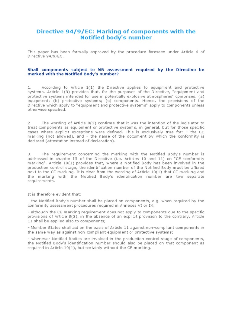 Notified Body 1282 | Notified Bodies for CE Marking – ILVRR