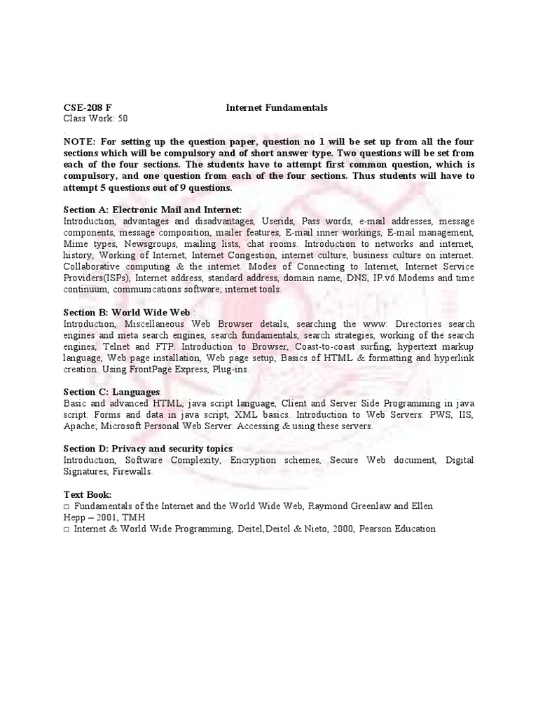 Internet Fundamental Notes | PDF | Computer Network | Virtual Private ...