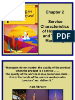 Service Characteristics of Hospitality and Tourism Marketing