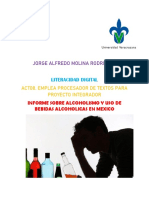 Consumo de alcohol en México